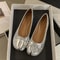 Women Flats With Soft Ballet Design And Bow Detail 8