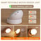 Rechargeable Motion Sensor Night Light With Magnetic Rotating Base 1