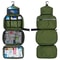 Waterproof Hanging Travel Toiletry Bag With Multiple Compartments 0