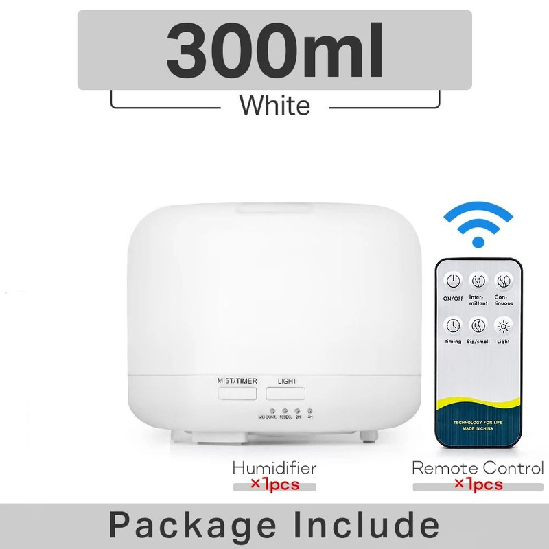 Ultrasonic Aromatherapy Diffuser With Remote Control And LED Light 6