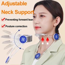 adjustable neck traction stretcher for pain relief and posture support