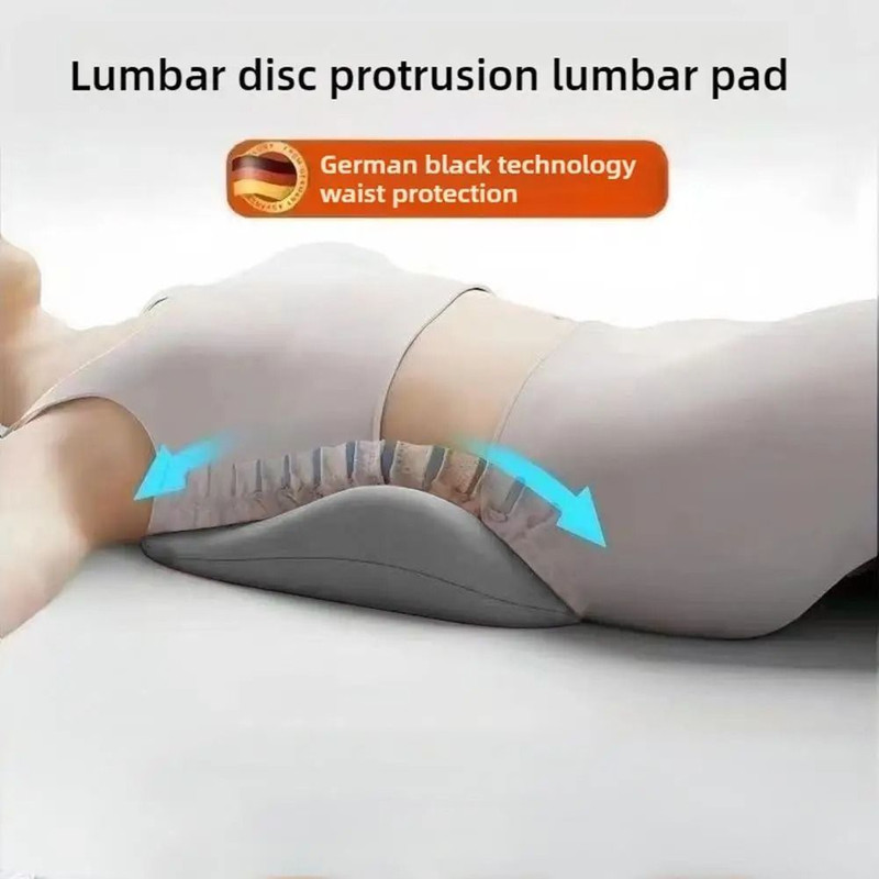 Ergonomic Memory Foam Lumbar Support Pillow For Back Pain Relief 1