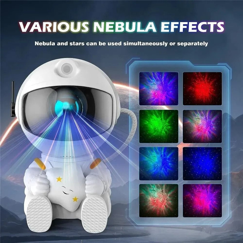 Astronaut Galaxy Star Projector Night Light For Bedroom Decoration 1