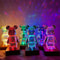LED 3D Bear Fireworks Night Light For Bedroom And Home Decoration 4