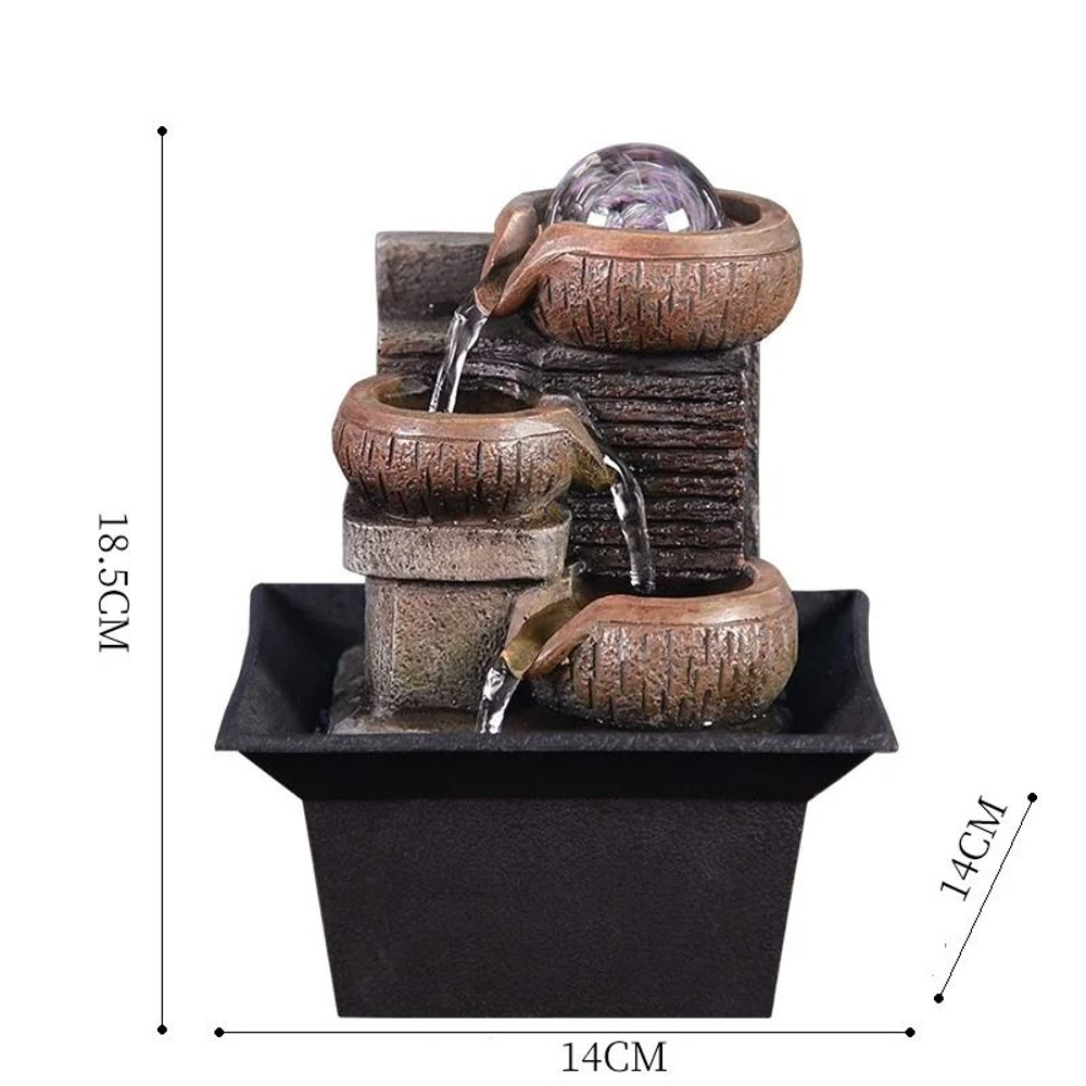 Portable Tabletop Water Fountain For Zen Relaxation And Home Decor 6