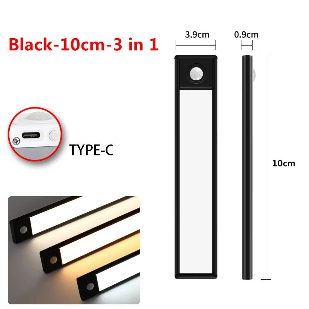 Ultra Thin LED Motion Sensor Cabinet Light Wireless Rechargeable Design 6