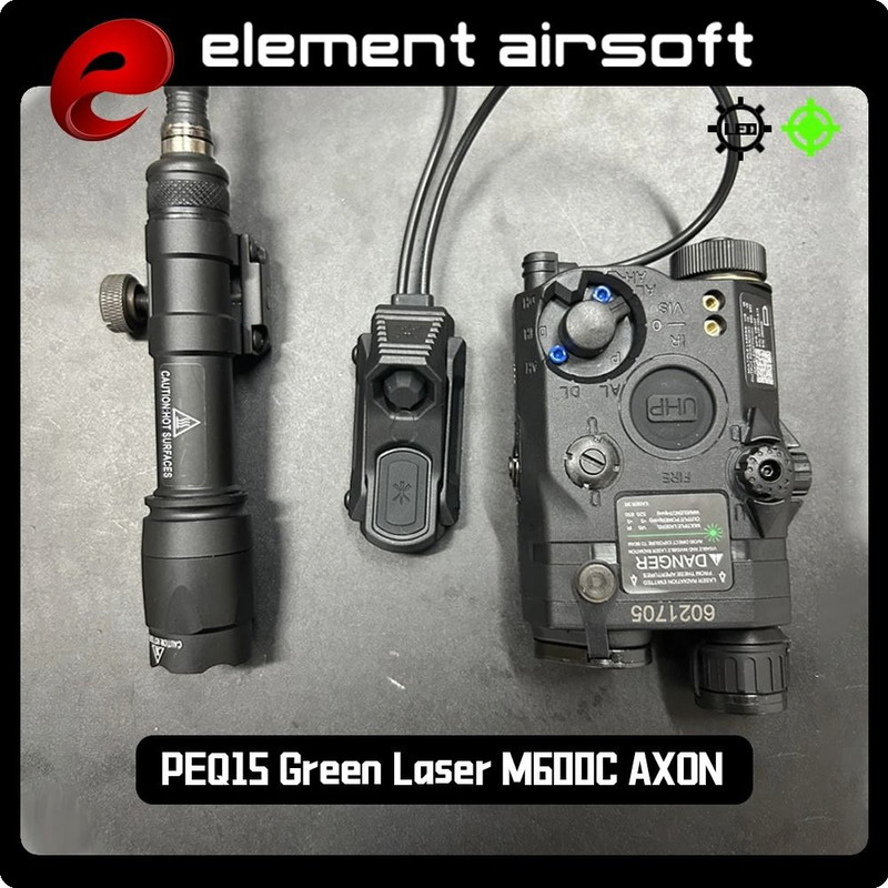Tactical Flashlight And Laser Combo With Dual Control 1