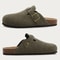 Suede Mules And Clogs With Arch Support Comfortable Casual Sandals 3