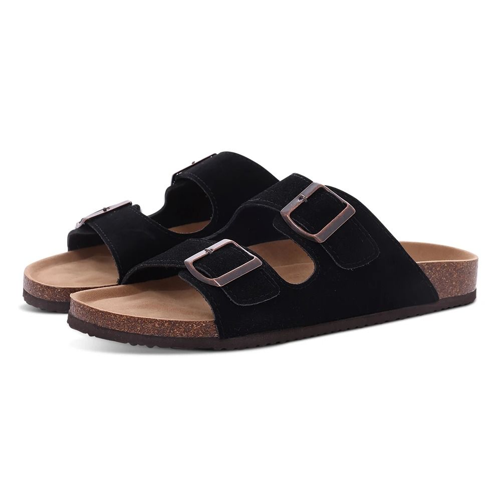 Suede Mules And Clogs With Arch Support Comfortable Casual Sandals 16