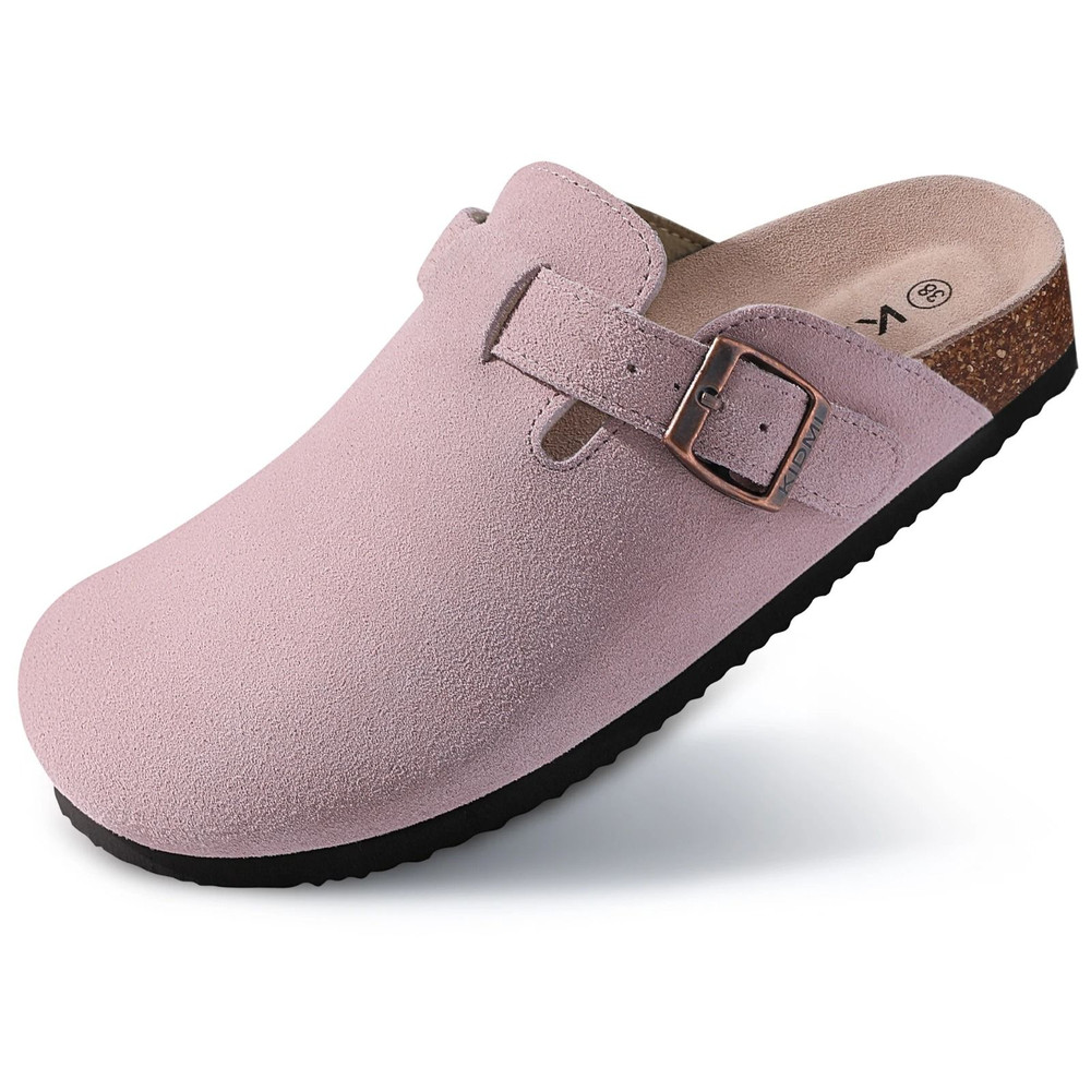 Suede Mules And Clogs With Arch Support Comfortable Casual Sandals 18