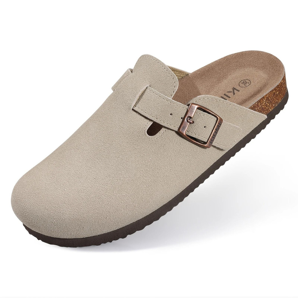 Suede Mules And Clogs With Arch Support Comfortable Casual Sandals 19