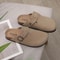 Suede Mules And Clogs With Arch Support Comfortable Casual Sandals 6