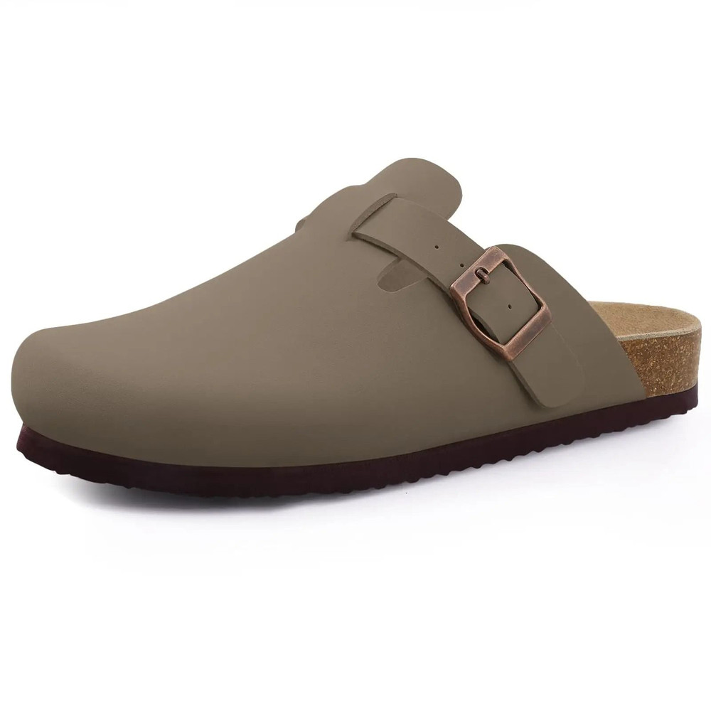 Suede Mules And Clogs With Arch Support Comfortable Casual Sandals 21