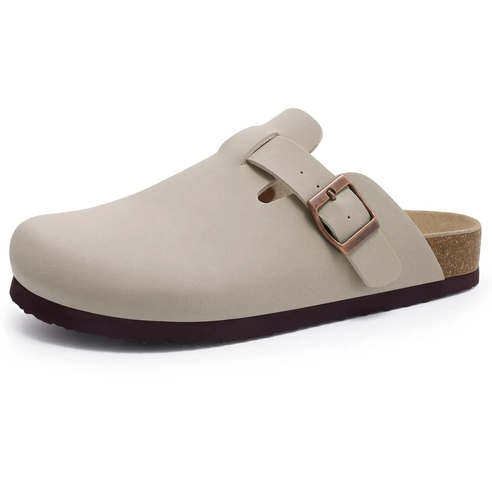Suede Mules And Clogs With Arch Support Comfortable Casual Sandals 22