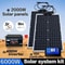 Flexible Solar Panel System With Battery Charger Controller And Inverter Kit 0