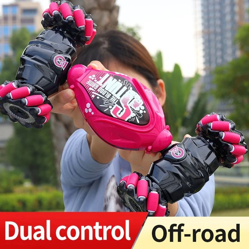 4WD Gesture Control Stunt RC Car With LED Lights 3