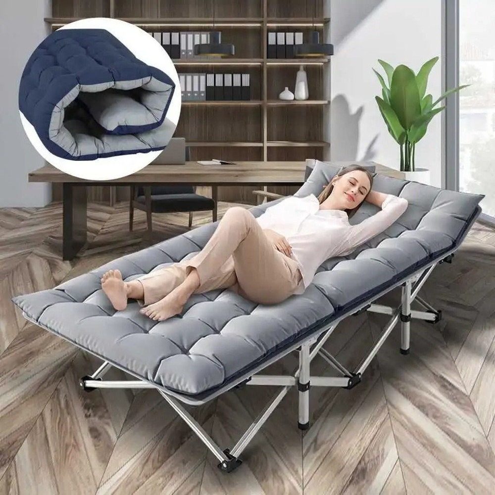 Heavy Duty Folding Camping Cot With Portable Design 0