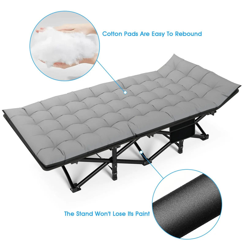Heavy Duty Folding Camping Cot With Portable Design 2