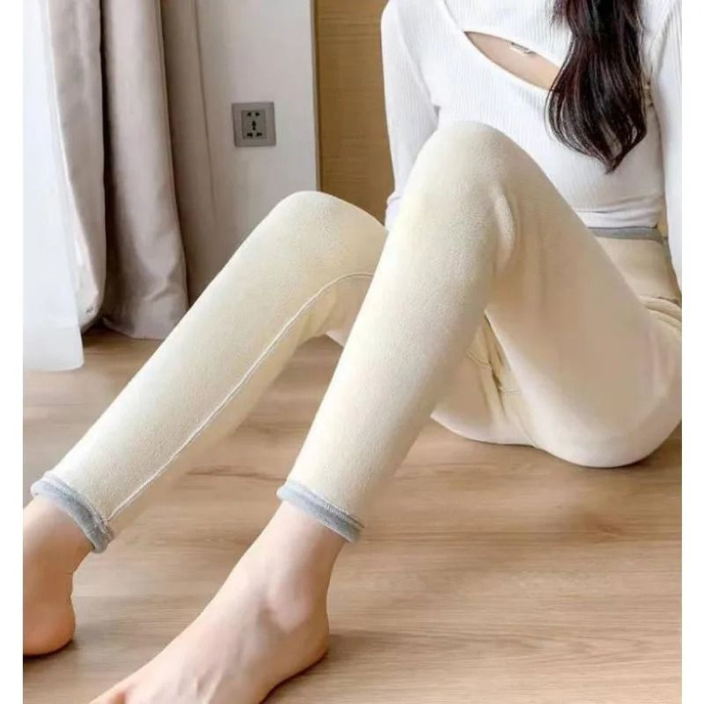 High Waist Fleece Lined Winter Leggings With Pocket And Butt Lift 0
