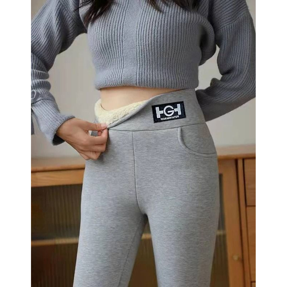 High Waist Fleece Lined Winter Leggings With Pocket And Butt Lift 4