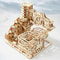 3D Wooden Catapult Marble Run Puzzle For Teens And Adults 4