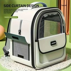 transparent capsule pet backpack carrier