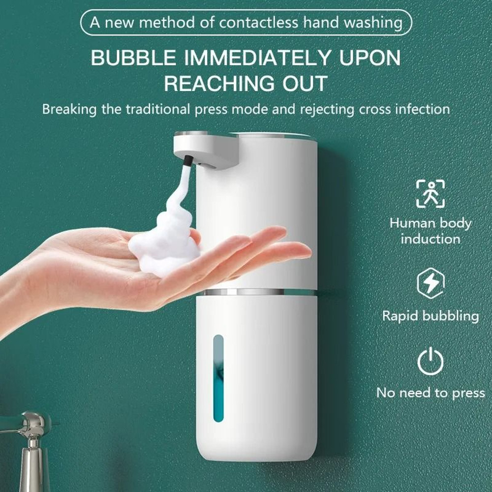 Touchless Foaming Soap Dispenser USB Rechargeable With Adjustable Volume 0