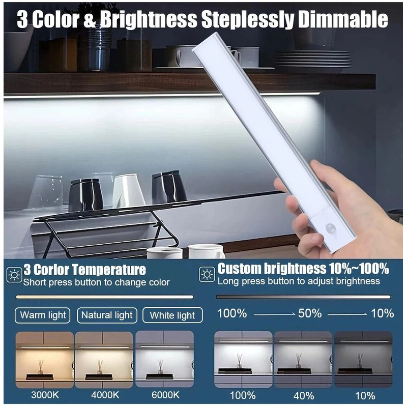 LED Motion Sensor Cabinet And Closet Lights 2