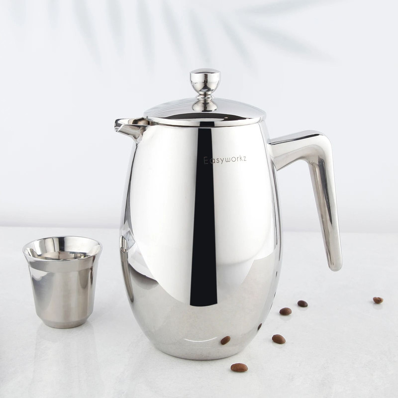 Double Wall Stainless Steel French Press Coffee Maker 1