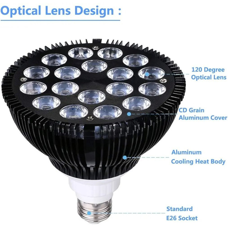 Full Spectrum PAR38 Aquarium LED Grow Light 1