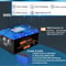 Rechargeable LiFePO4 Lithium Battery With BMS For Solar Inverter And RV Power Storage 0