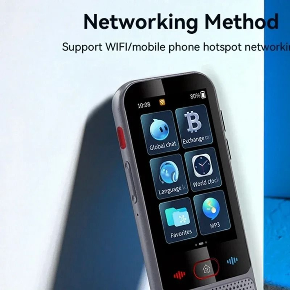Smart Voice Translator Device With 139 Online Languages And Offline Translation For Business And Tr 0