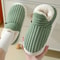 Plush Fur Indoor Men Slippers Soft Fleece Cotton House Boots For Winter Comfort 1