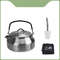 Portable Outdoor Camping Kettle With Optional Spout And Complete Hiking Coffee Tea Sets 4
