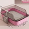 Semi Enclosed Cat Litter Box Splashproof Kitty Toilet With Easy Cleaning Tray 4