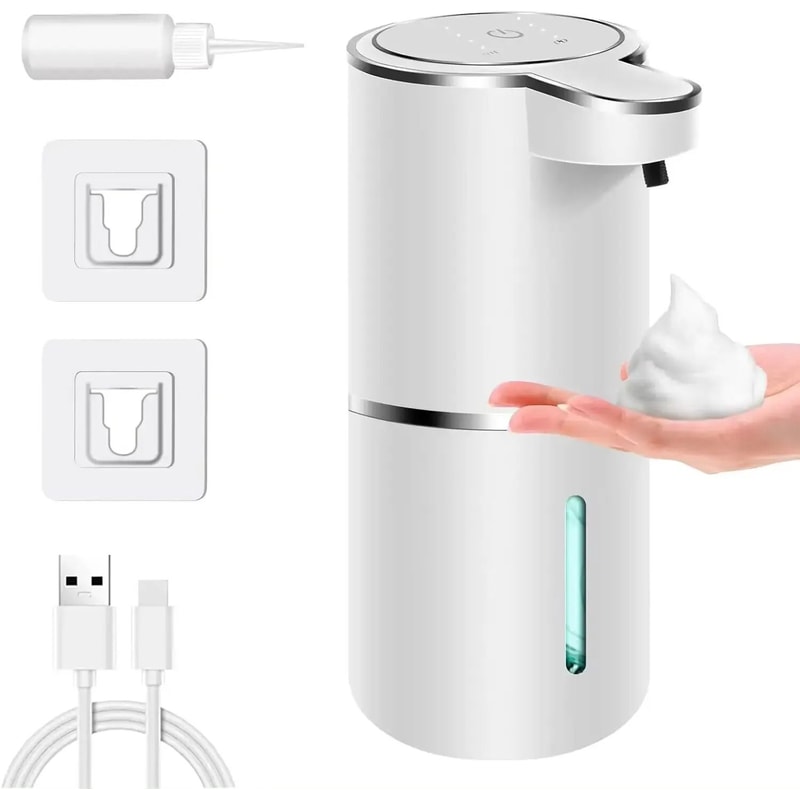 Automatic Foam Soap Dispenser With USB Rechargeable Touchless Sensor 6