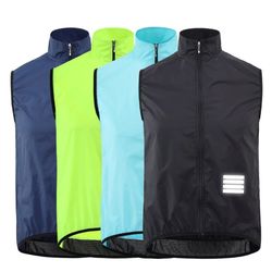 lightweight windproof cycling vest for men outdoor mtb sports