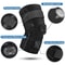 Adjustable Hinged Knee Brace With Side Stabilizers And Locking Dials 3