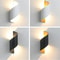Modern Spiral LED Wall Lamp Waterproof Indoor Outdoor Sconce Light 0