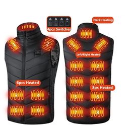 winter heated vest rechargeable thermal jacket for men and women