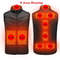 Winter Heated Vest Rechargeable Thermal Jacket For Men And Women 9