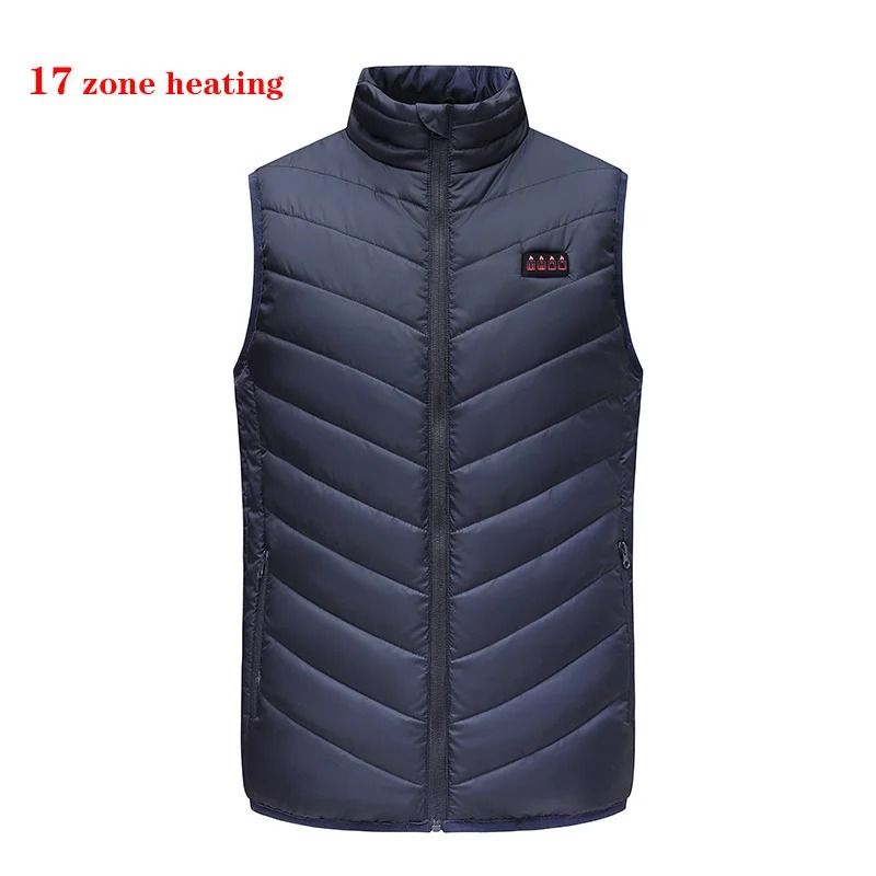 Winter Heated Vest Rechargeable Thermal Jacket For Men And Women 11