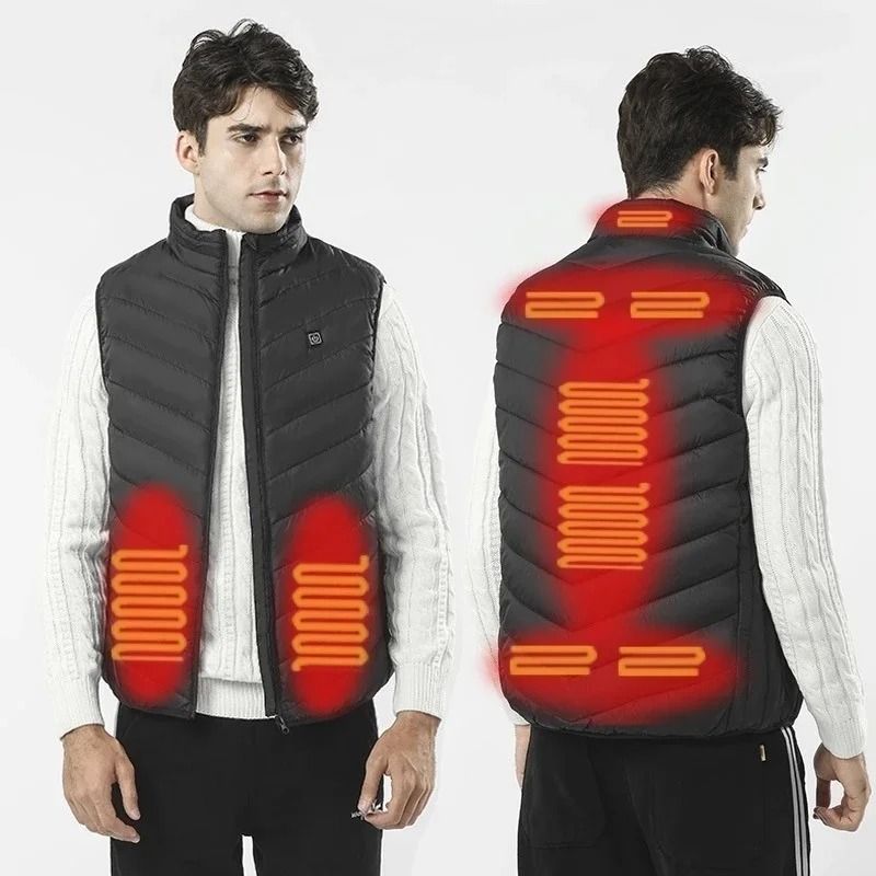 Winter Heated Vest Rechargeable Thermal Jacket For Men And Women 1