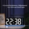 USB Powered Digital Alarm Clock With Mood Light Dual Alarm And Snooze 4