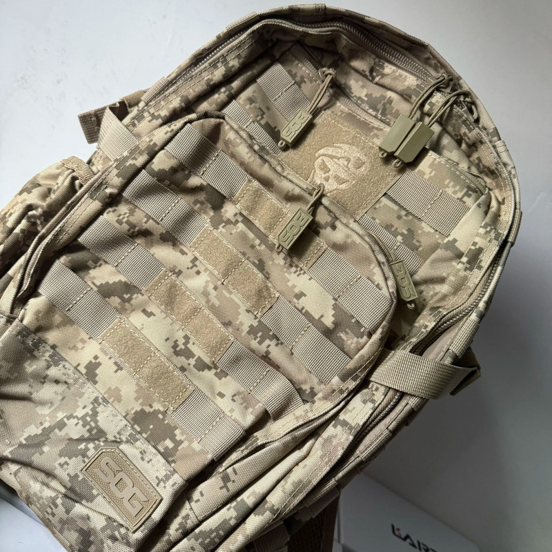Waterproof Tactical Shoulder Backpack With Chest Strap For Travel And School 3