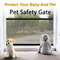 No Drill Mesh Safety Gate Foldable Pet Barrier Indoor Hook Lock Fence 1