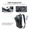 Slim Waterproof Laptop Backpack For Men With USB Port Business Travel Bag 2
