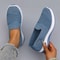 Womens Breathable Mesh Flat Slip On Casual Sneakers 0