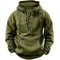 Mens Retro Hooded Casual Jacket Loose Fit Autumn Winter Outdoor 10