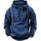 Mens Retro Hooded Casual Jacket Loose Fit Autumn Winter Outdoor 2